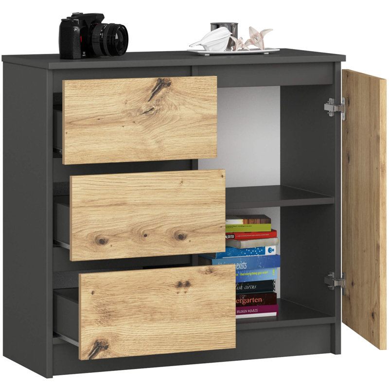 Gelincik 3 -Drawer Console