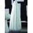 Lithos White 20" Ceramic Table Vase
