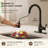 Vintage-Inspired Dual Function Pull-Down Kitchen Faucet , Single Handle Sink Faucet with Sprayer-120793565
