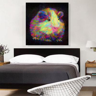 Cochon d'Inde rongeur - impression sur toile tendue