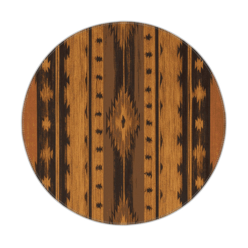 Tapis intérieur et extérieur Desert Blossom, Rond 5 pi