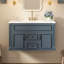 Armoire murale 36 po avec lavabo et tiroirs en céramique, meuble-lavabo simple de style français avec charnières à fermeture douce-149174190-149174193