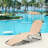 Marcus Outdoor Metal Chaise Lounge