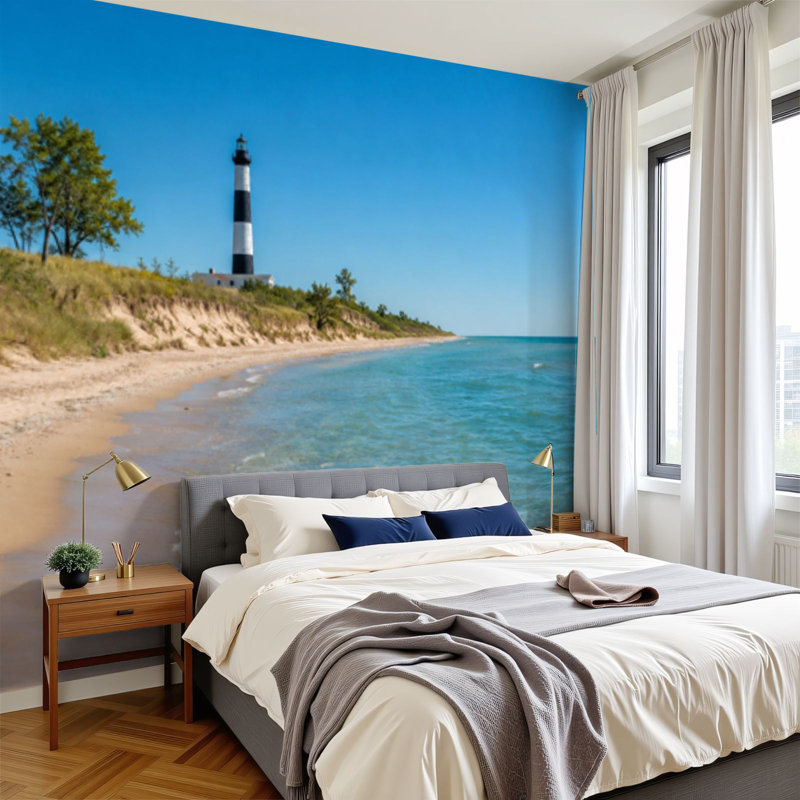Papier peint adhésif auto-adhésif moderne pour la chambre à coucher Peel and Stick