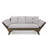 Lauire 65'' Wide Straight Acacia Patio Daybed with Cushions-175322866
