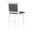 Ensemble de table de salle à manger à hauteur de comptoir en bois 3 pièces avec 2 chaises rembourrées pour petit espace (ensemble de salle à manger)-439053857-439053854-439053852