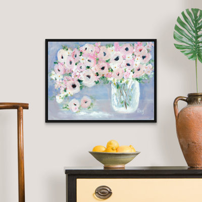 Reproduction d’art sur toile, "Beauty overflows I" par Robby Ebert