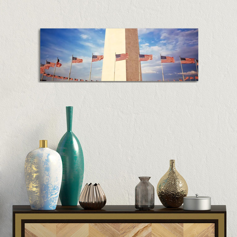 Washington Monument Washington DC USA - Wrapped Canvas Panoramic Print, 30.48 cm H x 91.44 cm W x 3.175 cm D