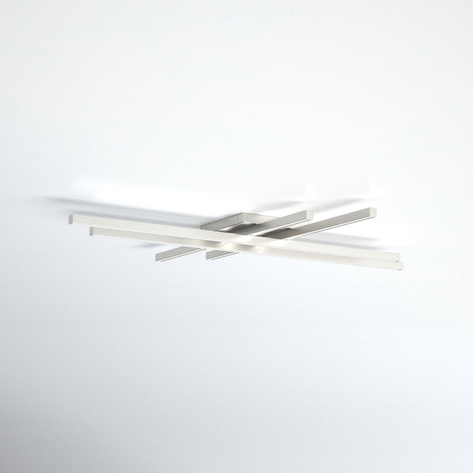 Rendon Single Light LED Flush Mount, Brushed Nickel, 42"