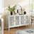 60" Antique Buffet Cabinet With Floral Carvings With Solid Wood Legs Antique Brass Handles Adjustable Shelves, TV Stand For 65''+ TV, Sideboard For Living Room,Dining Room-1532514483