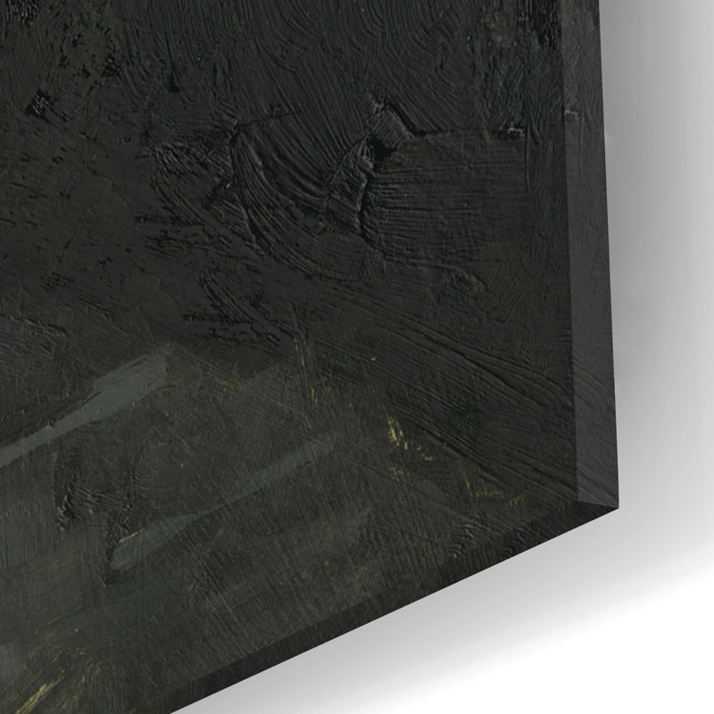  «Dark Rose Arrangement 2» par Emma Caroline, art mural en verre acrylique, 12 po x 16 po