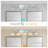 23" Nickel Finish Vintage Crystal Vanity Light - Elegant 4-Light Bathroom Mirror Fixture With Clear Glass Shades (No Bulbs)-1298999005-1298999007-1298999004