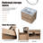 Brill 24" Wall-Mounted Vanity Set with Ceramic Sink,2 Soft-Closing Drawers-85006177
