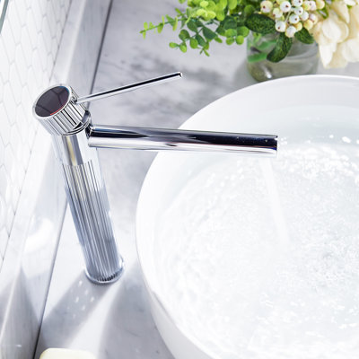 Vessel Sink Faucet Single-handle Bathroom Faucet with Drain Assembly