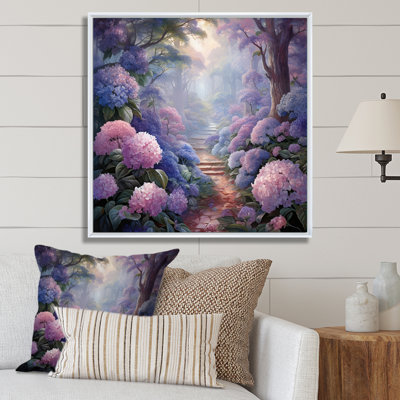 " Purple Hydrangea Enchanted Garden "