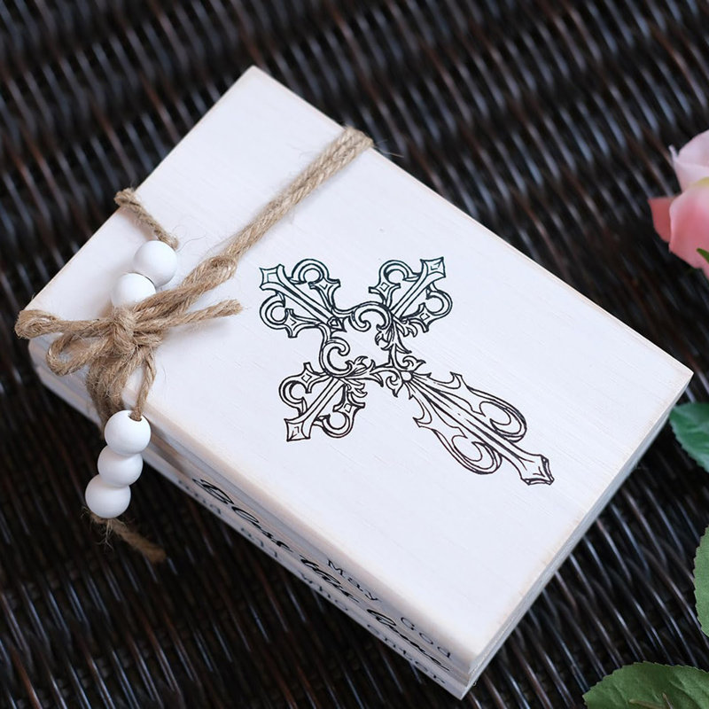 Home Wood Decor Book (May God Bless This Home And All Who Enter)