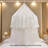 Bed Canopy  – Double Layer Sheer Mesh Dome With Romantic Lace Trim, Dreamy Mosquito Net Tent For Full/Queen