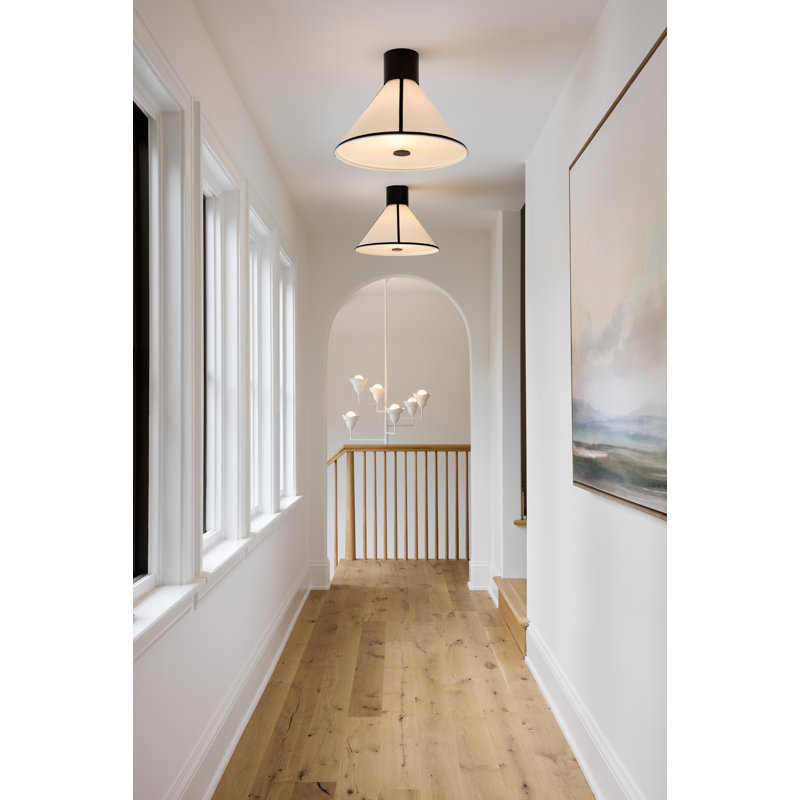 FORREST 1 LIGHT SEMI FLUSH