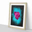 Fuscia Pink Dying Rose - Framed Print-56742785-56742791