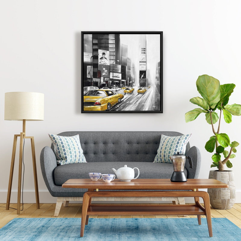 «Times Square and Yellow Taxis»
