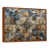 Toile avec cadre flottant brun