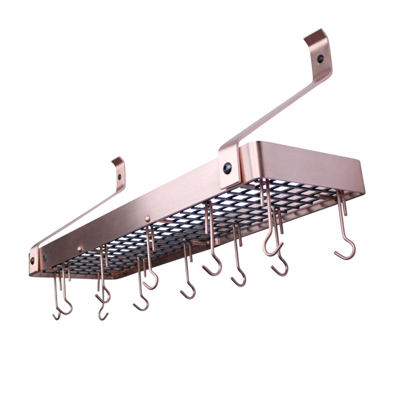 Handcrafted Gourmet Wall Mounted Pot Rack