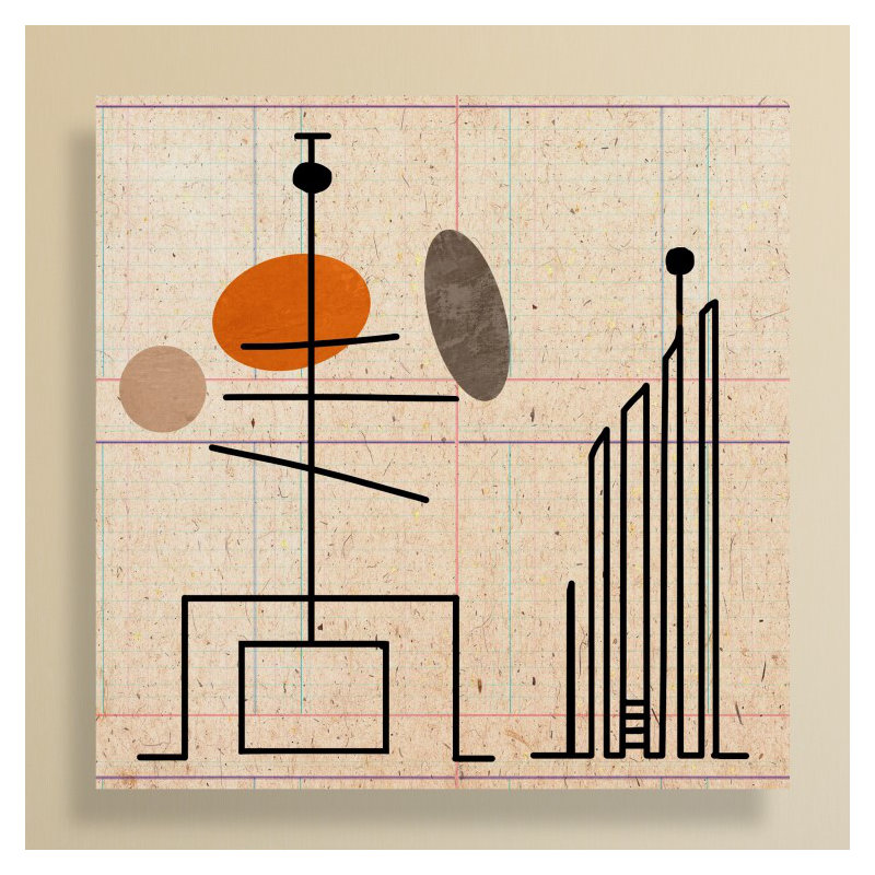 Impression sur toile tendue, H 20 po x l 20 po x P 1,5 po