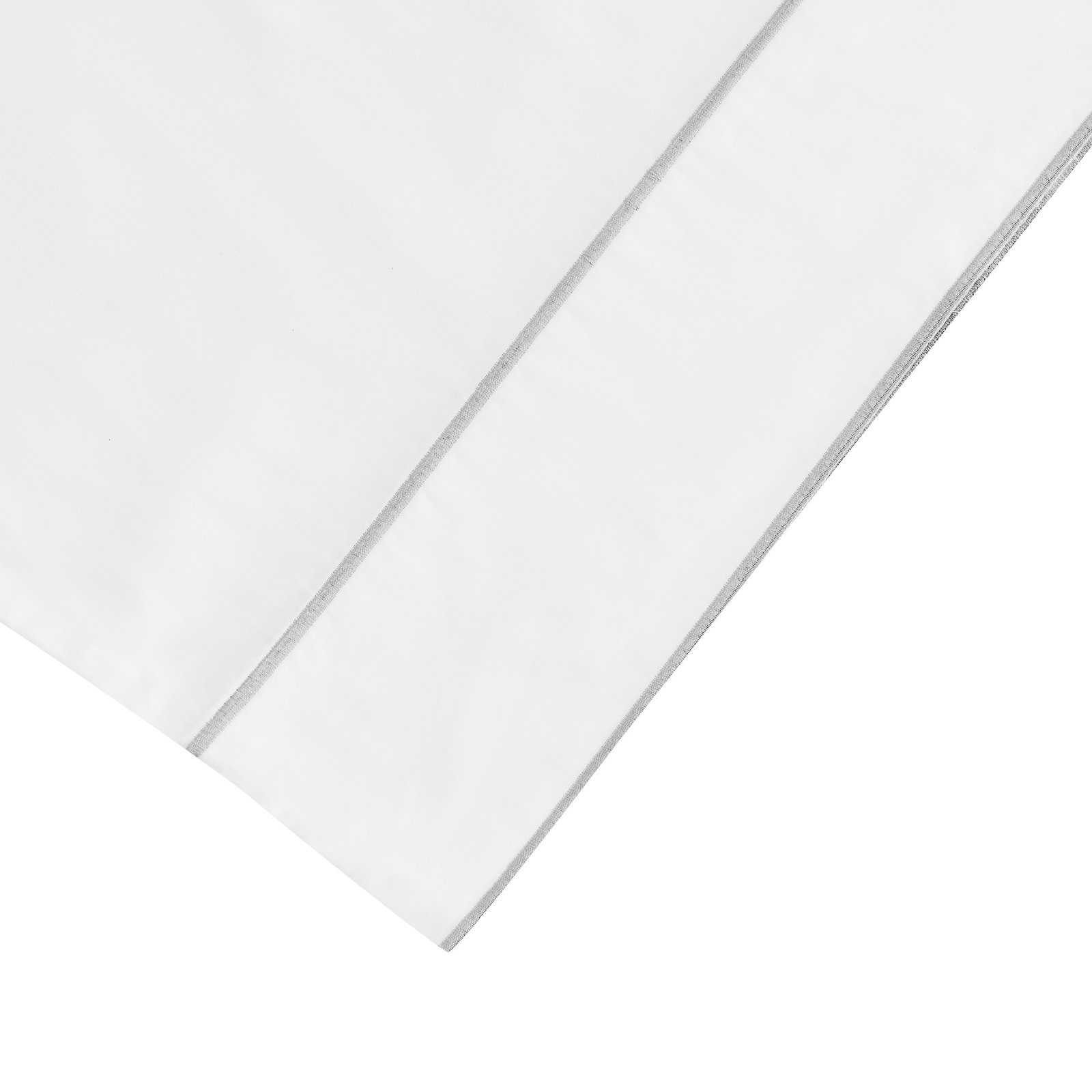 Evanston Cotton Pillowcase, Gray, King Pillowcase