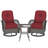 2 - Person Patio Conversation Set with Cushions-2006493912
