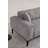 Nikel Premium 3-Seat Sofa-Bed, Light Grey, 88.6 x 36.2 x 29.9 inches | Sturdy Beech Wood Frame & Chipboard | 100% Polyester Fabric, Turnable Back Mechanism, Dry-Cleanable | Comfortable Seating with 28 DNS Foam-1966382