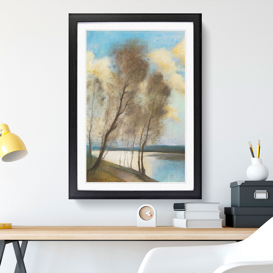 Fruhling by Lesser Ury - Framed Print