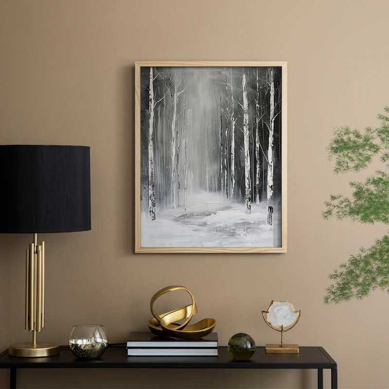 «LANDSCAPES Series Lxxxix», reproduction encadrée - bois massif, H 11 po x l 9 po