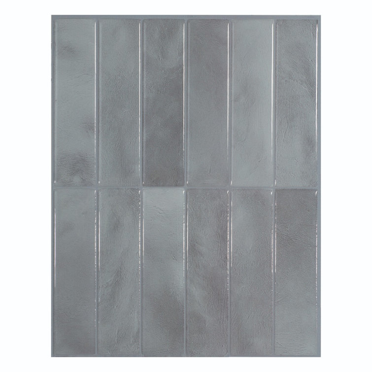Peel and Stick Gel Backsplash Tile Morocco 11.5'' x 9'' (Set of 4)