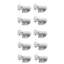 10pcs 110 Degree Soft Close Concealed Cabinet Door Hinges