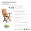 Chaise de plage moderne Venue