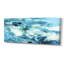 Liquide bleu univers - peinture sur toile-67235938-67235937