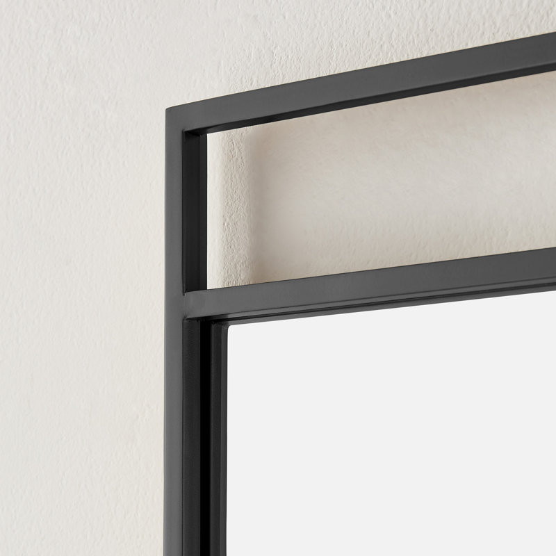 Miroir de maquillage / rasage avec tablette Montas, Noir