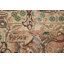 Tapis traditionnel brun à motif floral 9 x 12