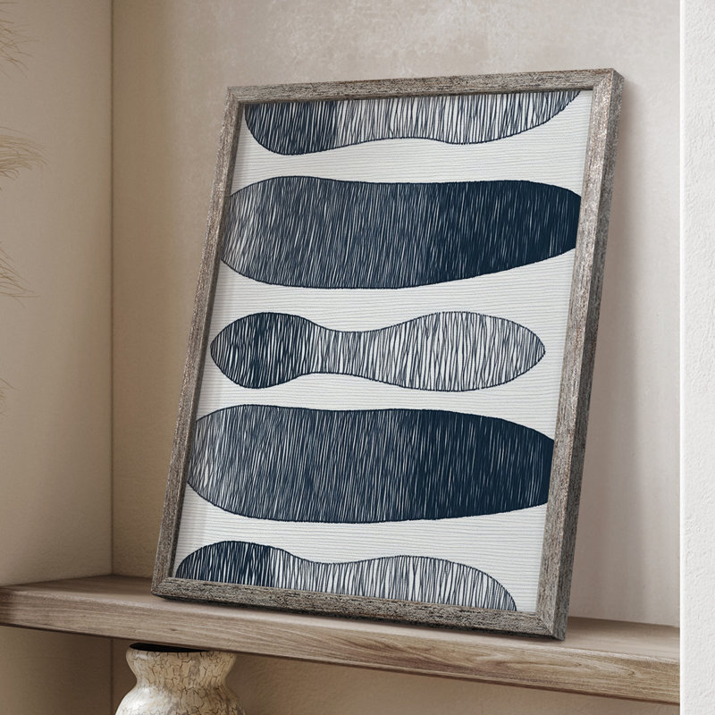 Reproduction encadrée ABSTRACT Series DCCIX - bois massif, H 21 po x l 17 po