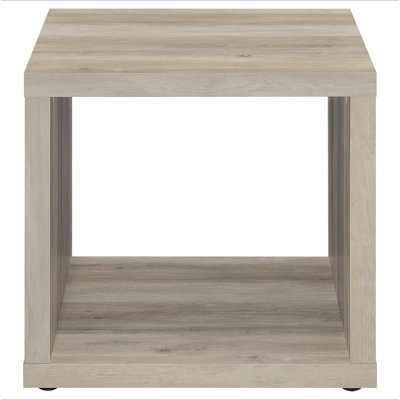 Table de bout d'appoint en bois d'ingénierie Flint