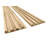 94.5" x 5.75" Shiplap Wood Wall Paneling – 3D Acoustic Decorative Wall & Ceiling Panels-63221262