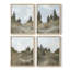 Impression sur toile, ensemble de 4-408764176-408764179