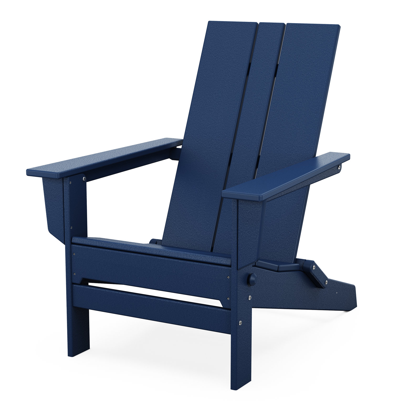 POLYWOOD® Folding Adirondack Chair, Navy