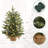 24" Artificial Tabletop Tree With 25 Led Lights