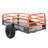 VEVOR Heavy Duty Steel ATV Dump Trailer, 1500-Pound Load Capacity 15 Cubic Feet, Tow Behind Dump Cart Garden Trailer, with Removable Sides