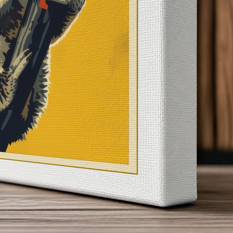 Koala on Branch Modern - Wrapped Canvas, 30x20 - 76.2 x 50.8 cm, White Border