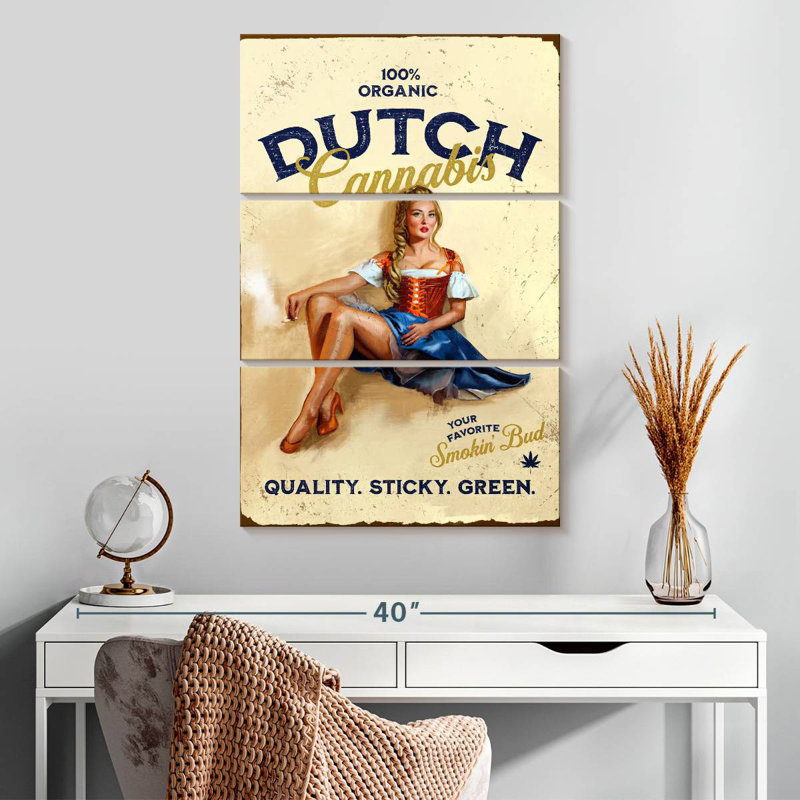 Senne Dutch Cannabis, 32" H x 20" W