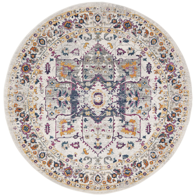 Balaton Performance Oriental Rug, Round 6'7"