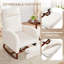 Chaise berçante avec repose-pieds
