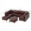 Canapé modulable en polyuréthane flexible, formes convertibles, rangement et canapé-lit pour le salon - 8 sièges-130191899-130191901